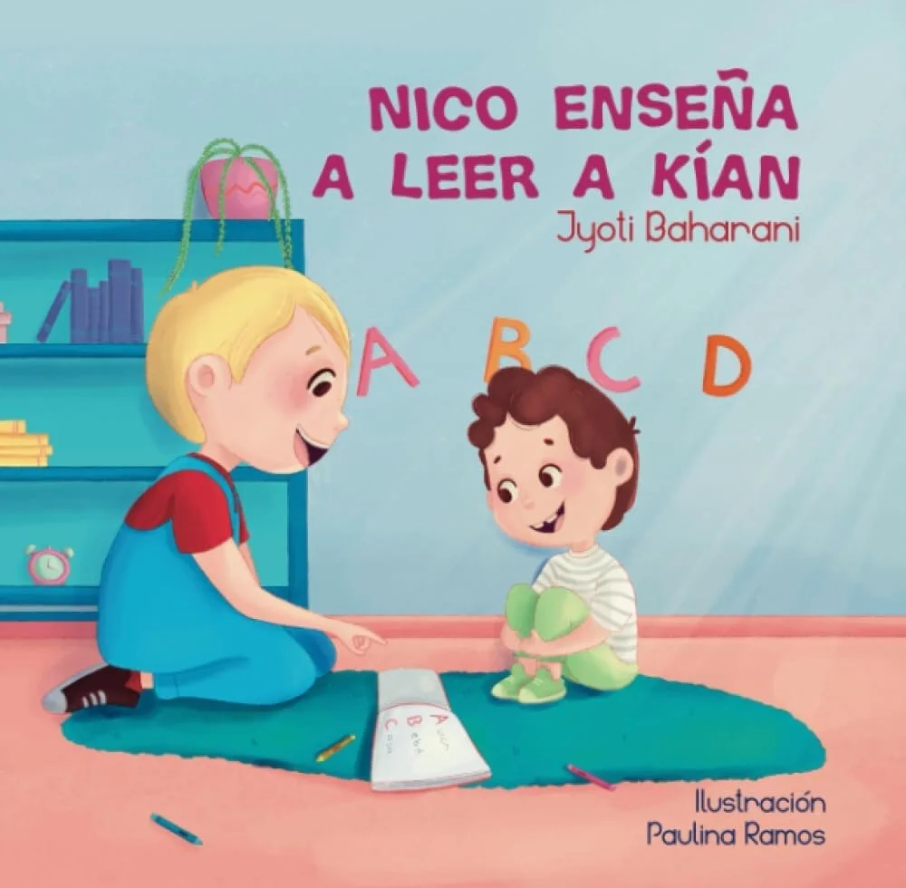 Nico le enseña a leer a Kían
